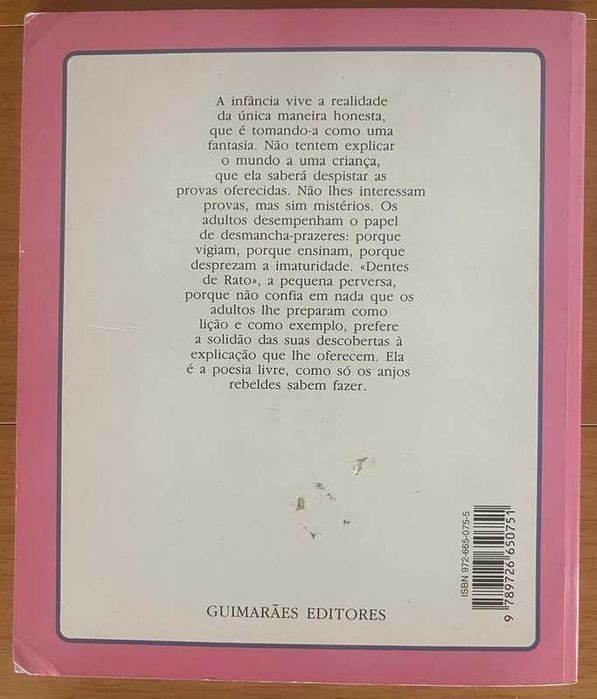 "Dentes de Rato" de Agustina Bessa-Luís
