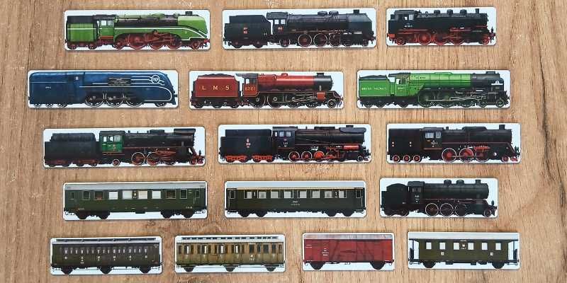 Magnesy pociągi zestaw mini - Magnesiki-Kolejowe.pl