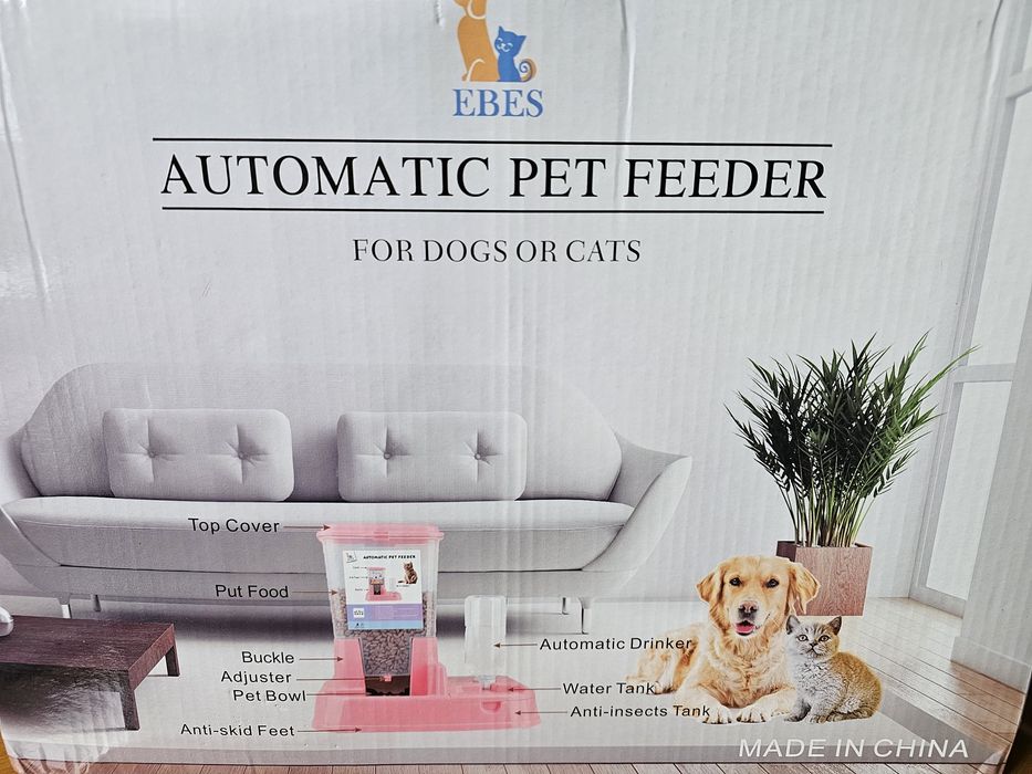 Automatyczny karmnik dla psa, dozownik wody dla zwierząt, miska na kar