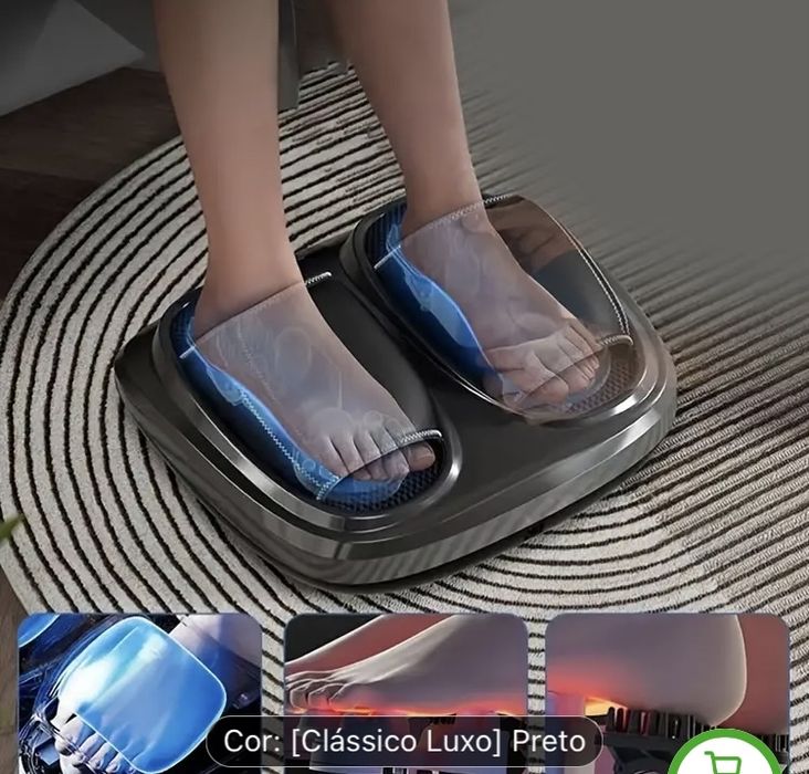 Máquina relaxamento, compressão e massagem (nova/selada)