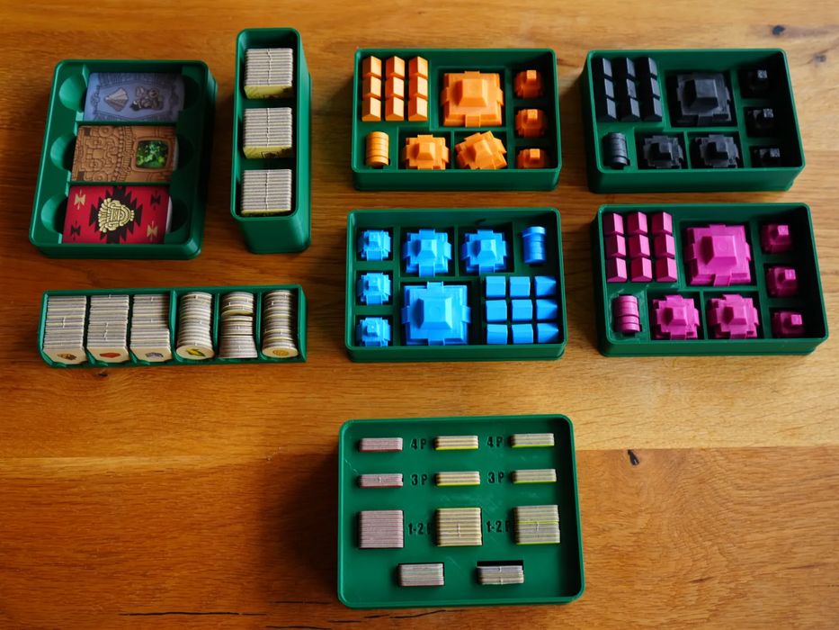 Organizador Jogo de Tabuleiro Zapotec