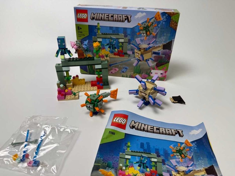 Lego 21180 Minecraft The Guardian Battle Майнкрафт Лего