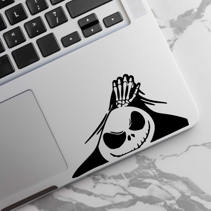 Naklejka KOSTEK - 14x8cm - na zeszyt, laptop, samochód, kask