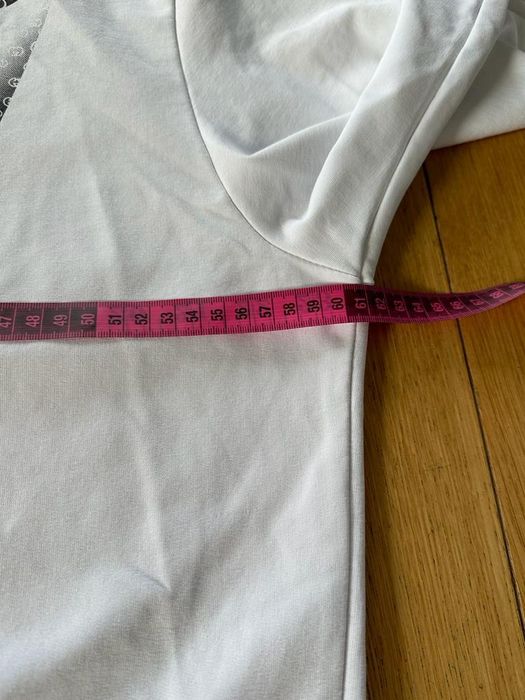 Biała męska bluza z napisami L