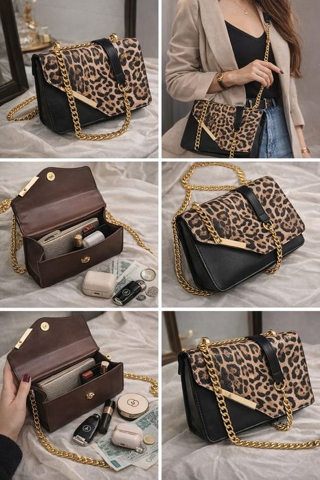 Elegancka damska torebka – czarna
Stylowa i modna torebka w klasycz