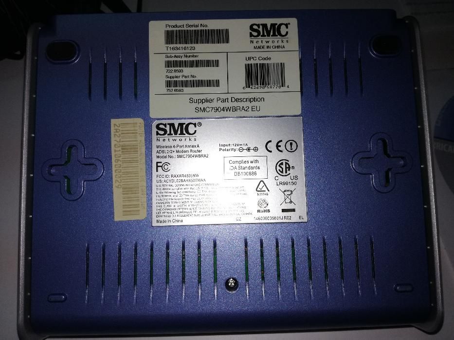 SMC ADSL Barricade g Router64286377884418124