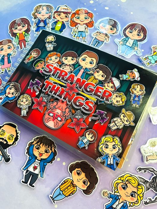 Інтерактивна книга-гра “Stranger Things” + стікери . Дивні дива