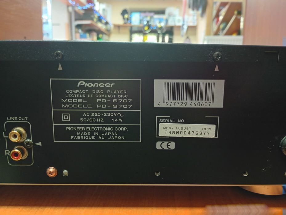Odtwarzacz CD - Pioneer PD-S707 + pilot