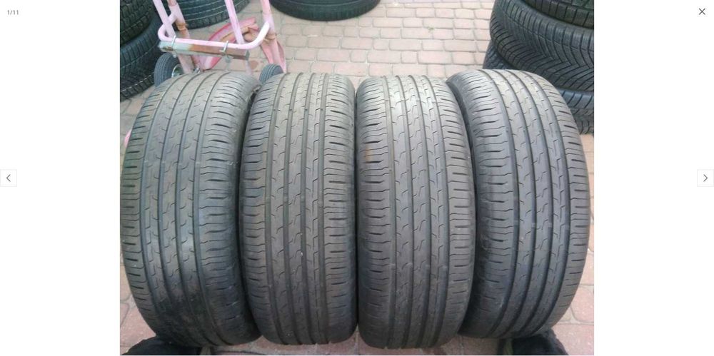 4x nowe opony letnie Continental EcoContact 6 215/55 R17