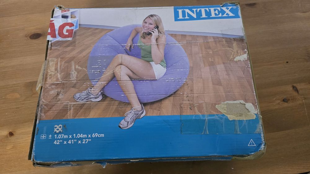 Pouf intex insuflável