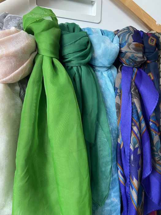 Set de 7 lenços multicolor