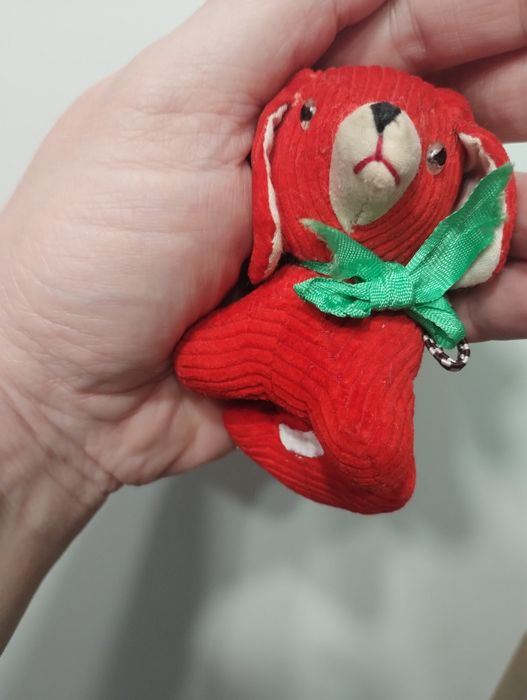 Piesek stara zabawka prl