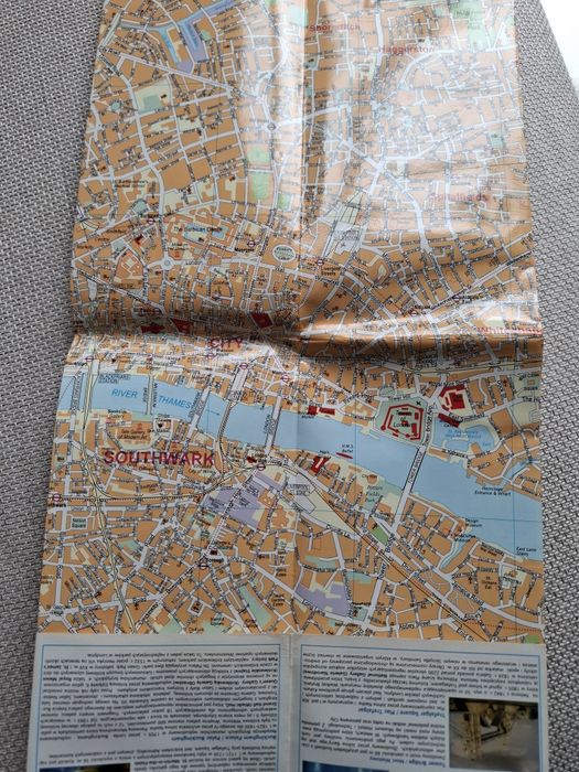 Mapa turystyczna Londynu
