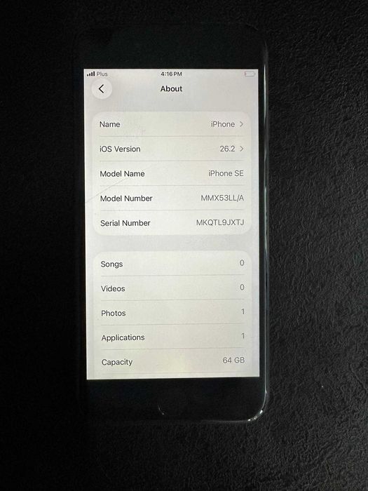 Apple iPhone SE 2020 100% Bateria
