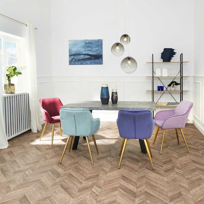 Krzesło Marilyn złoty/ liliowy, czarny, turkus lub kremowy OUTLET