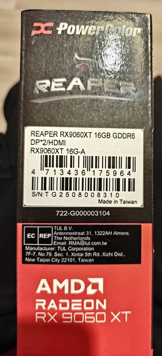 Видеокарта RX 9060 XT Reaper 16GB