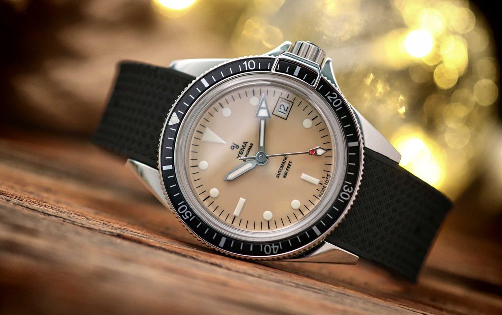 Yema Superman Heritage YSUP25A39-ERBIS Nowy Zegarek Męski Vintage Diver