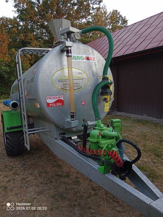 Beczkowoz agro Max 5000 l jak nowy używany do wody kilka razy meprozet pomot joskin