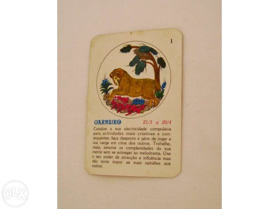 Calendários de Signos do Zodíaco - 1986