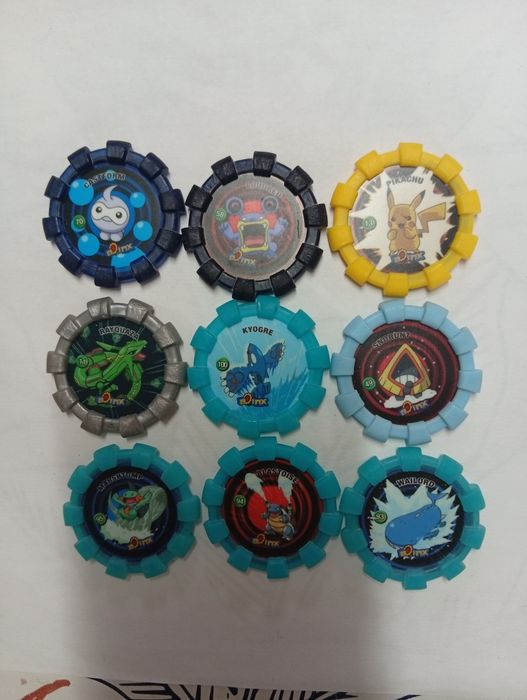 Tazos Pokémon Boinx originais