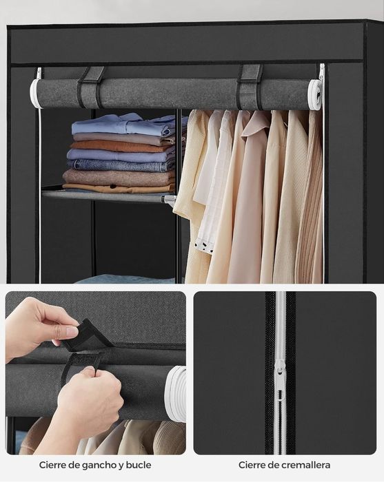 Armário de tela desmontável Songmics