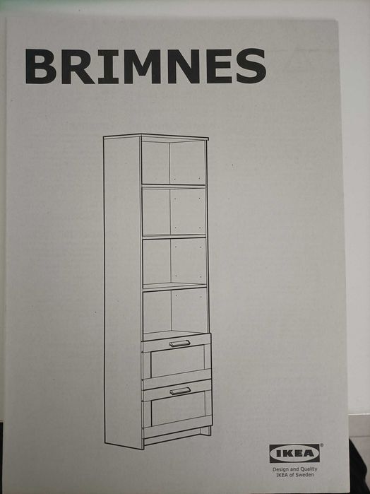 Estante Ikea Brimnes preto