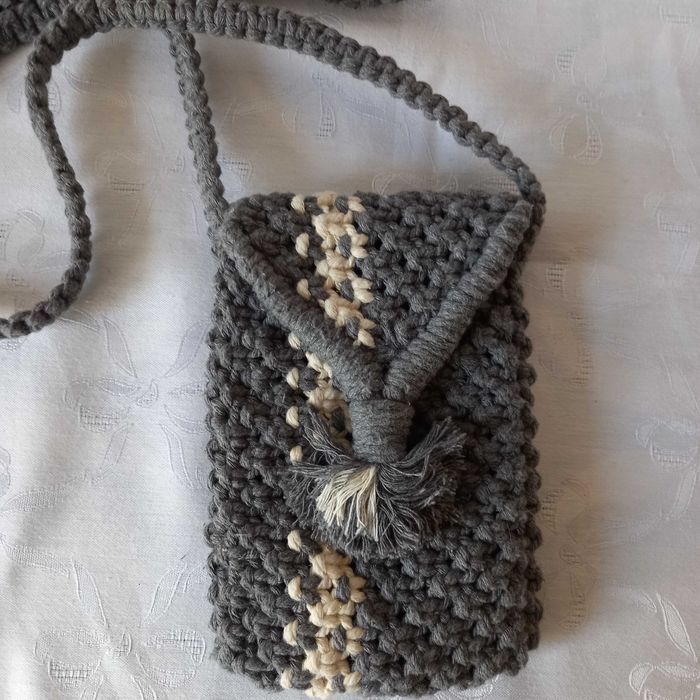 Torebka makrama mała