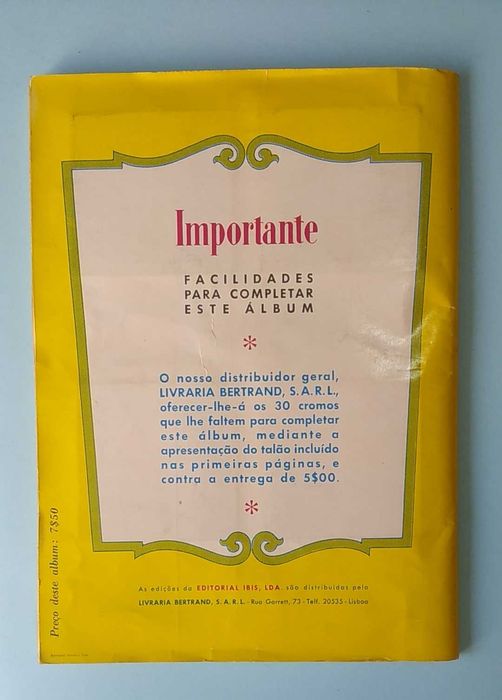 Caderneta completa "Cine Foto" (1962)