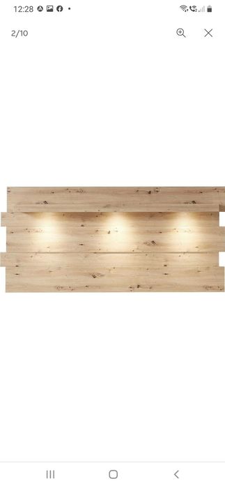 panel ścienny loft two z oświetleniem led