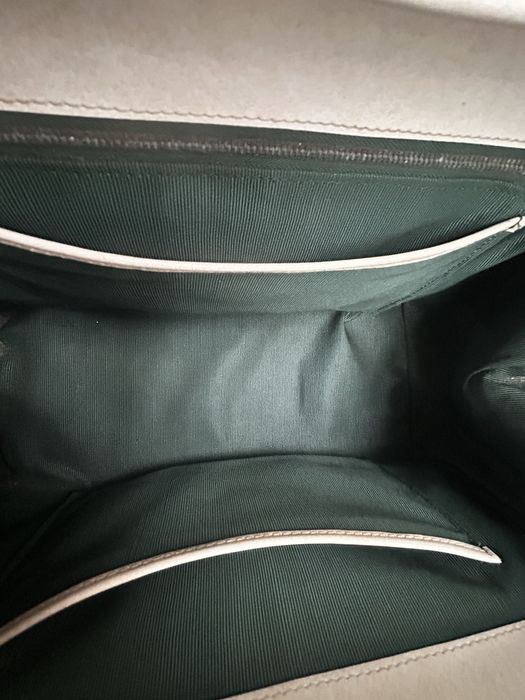 Mala em pele vintage de senhora