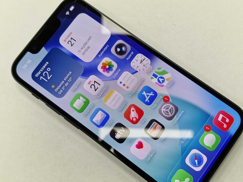 Iphone 13 Mini 128GB/ Midnight/ BAT 88%/ Grade B + ładowarka