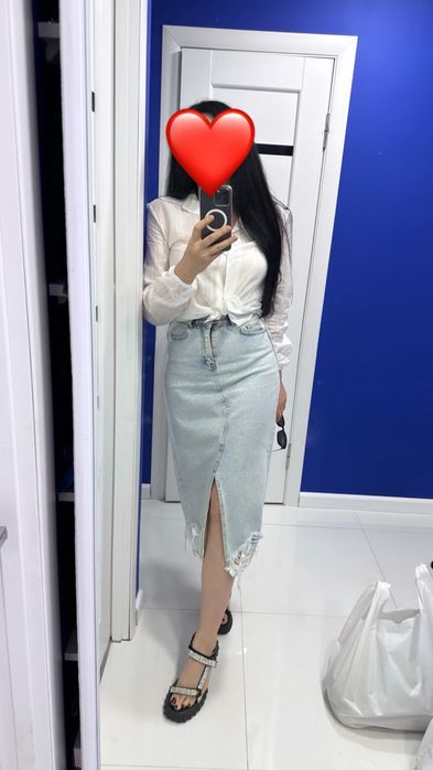 Джинсова спідниця