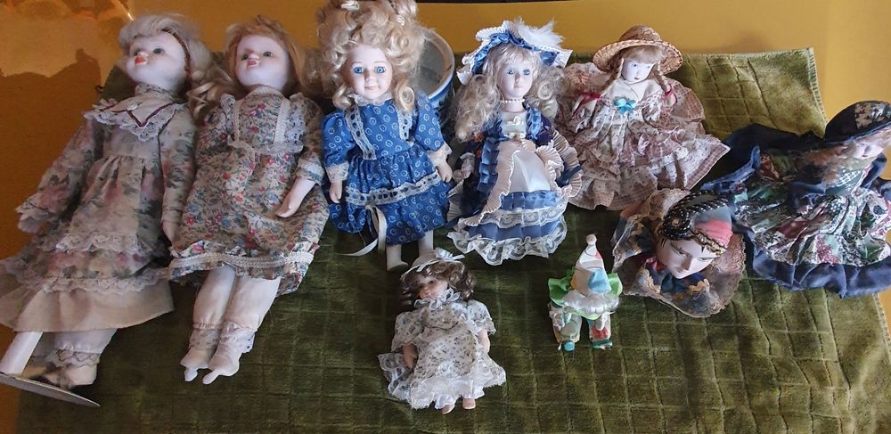 Bonecas de porcelana antigas