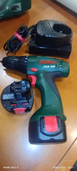 Aparafusadora Bosch PSR 960 (Conversão Lítio)