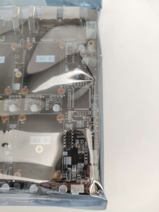 DeskPi Super6C Raspberry Pi CM5/CM4 Cluster Mini-ITX board 6 RPI CM4