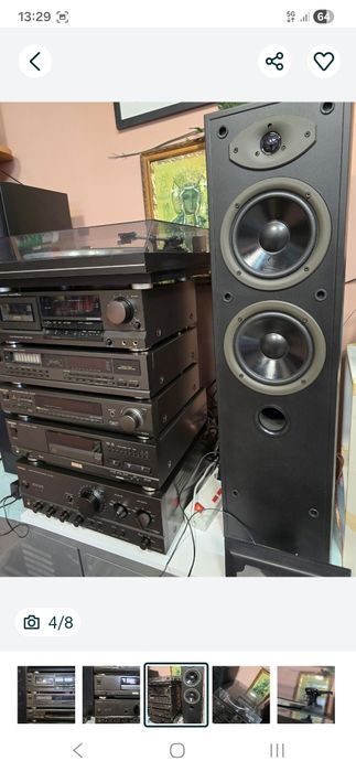 Sprzedam wieżę  technics  z kolumnami