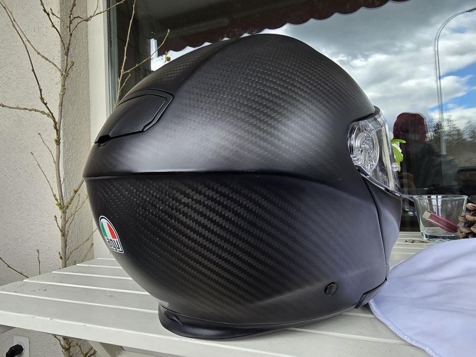 Kask AGV SPORTMODULAR CARBON szczękowy Otwierany kask rozmiar S tanio