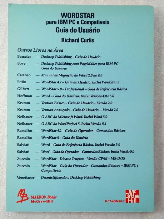 WordStar Book – User Guide64750579044099122