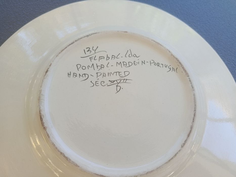 Terrina pintada á mão séc. XVII