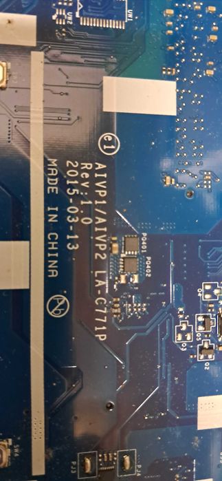 Материнська плата, Матриця Lenovo 100-15IBY, AIVP1/AIVP2 LA-C771P