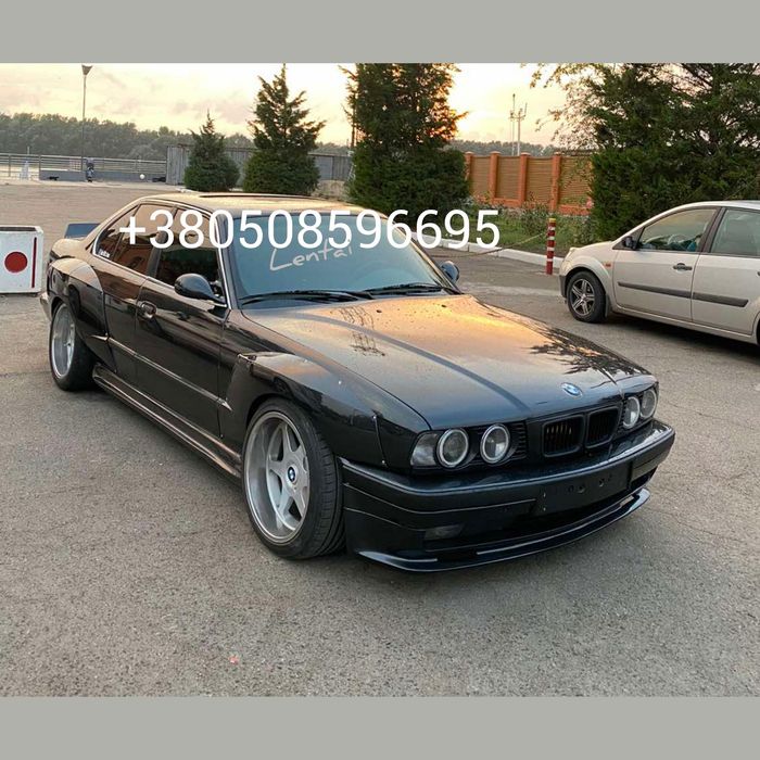 Тюнинг обвес BMW e34, губа Zender, накладка на бампер бмв Zender