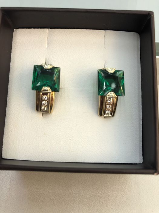 Сережки золото 585