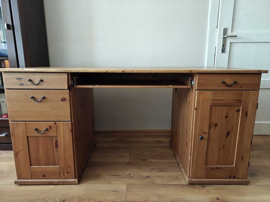 Biurko drewniane Ikea leksvik