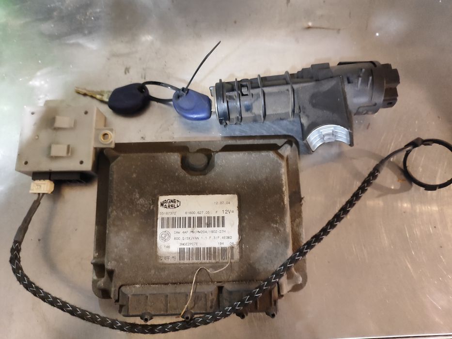 Zestaw startowy Seicento 1.1 MPI komputer sterownik immobiliser
