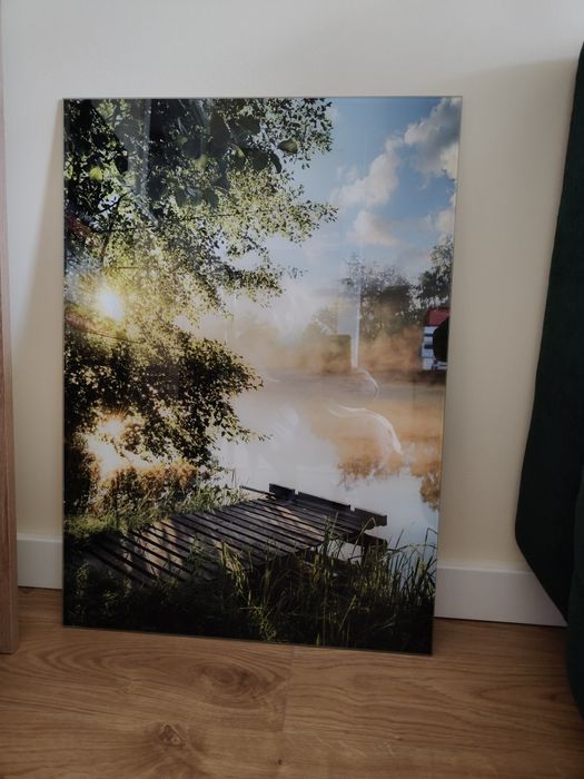 Zestaw 4 obrazów  na szkle