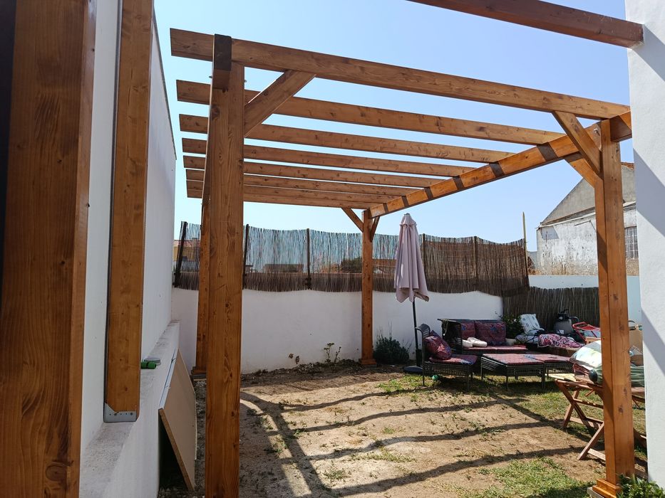 Pérgolas em madeira