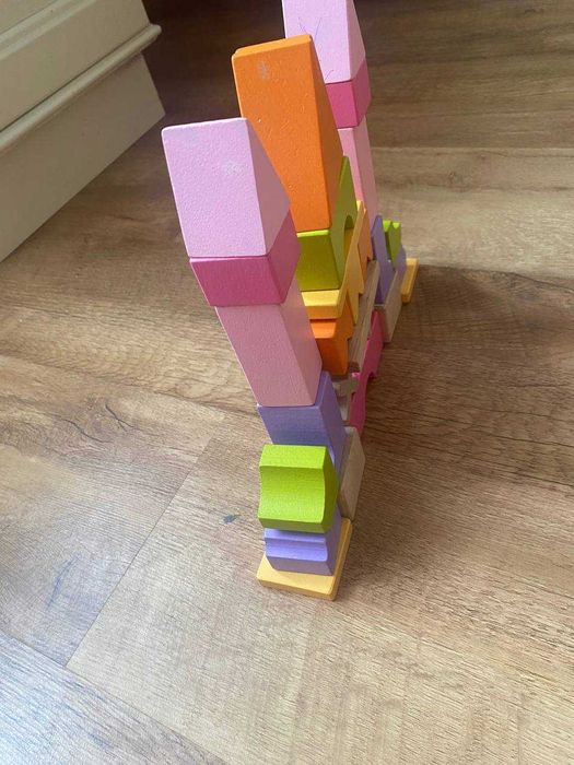 Дитячий дерев'яний конструктор Замок Cubika