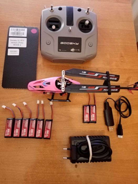 Helikopter RC Goosky Legend S1 Różowy RTF