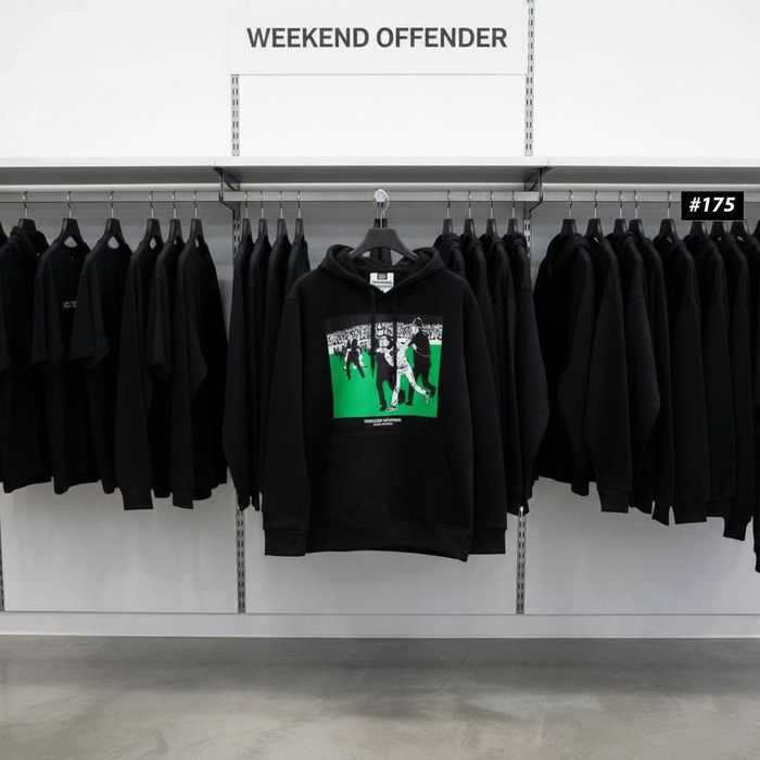 WEEKEND OFFENDER Худи Черное — 1312 — Большой Принт Толстовка Викенд Оффендер — XS S M L XL XXL