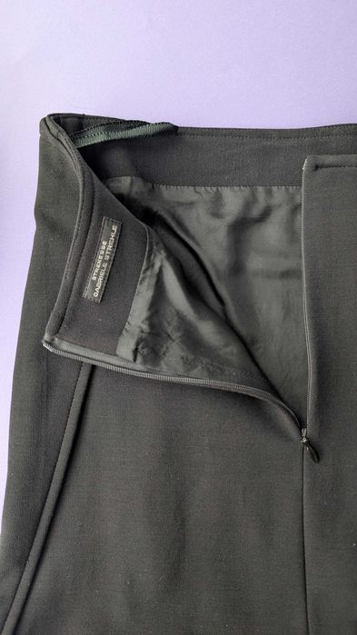 Strenesse (Gabriele Strehle) XS czarna spódnica maxi, minimalistyczna